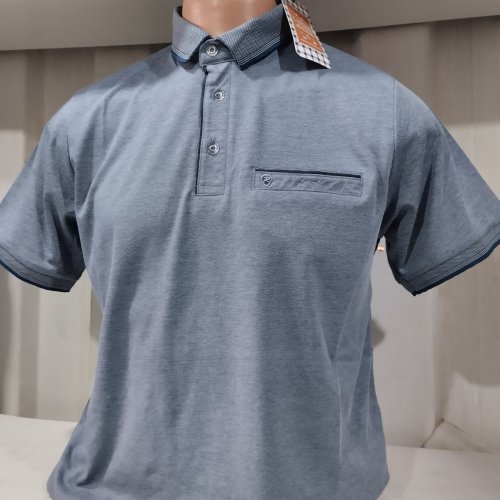 Футболка Panda (L-3XL) 1783 l.blue (лето) Panda 1783 l.blue
