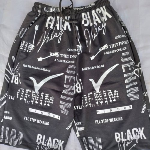 Шорты Panda (M-2XL) 1815 black (лето) Panda 1815 black