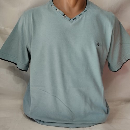 Футболка Panda (L-3XL) 1831 l.blue (лето) Panda 1831 l.blue
