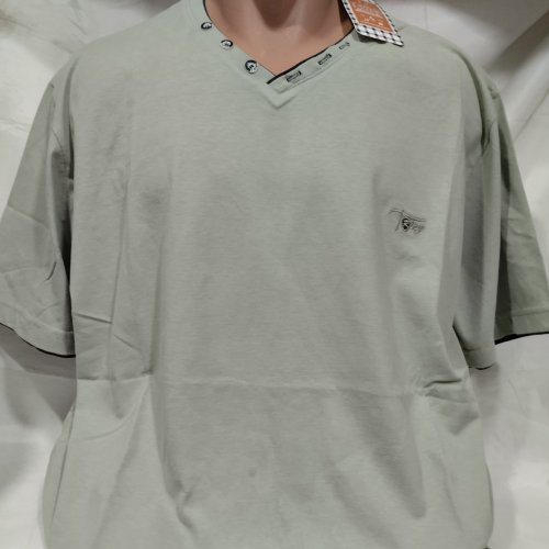 Футболка Panda (4XL-7XL) 1845 l.grey (лето) Panda 1845 l.grey