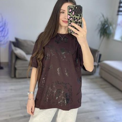 Футболка S.Style (one size) 14-0 brown (лето) S.Style 14-0 brown