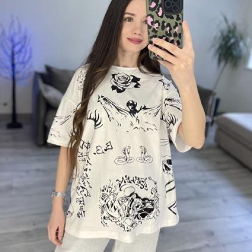 Футболка S.Style (one size) 14-0 white (лето) S.Style 14-0 white