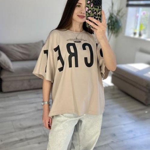 Футболка S.Style (42-48) 55-2 beige (лето) S.Style 55-2 beige