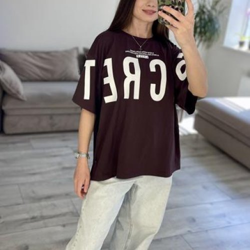 Футболка S.Style (42-48) 55-2 brown (лето) S.Style 55-2 brown