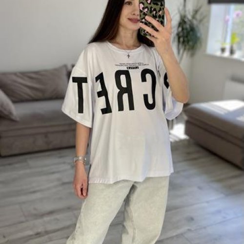 Футболка S.Style (42-48) 55-2 white (лето) S.Style 55-2 white