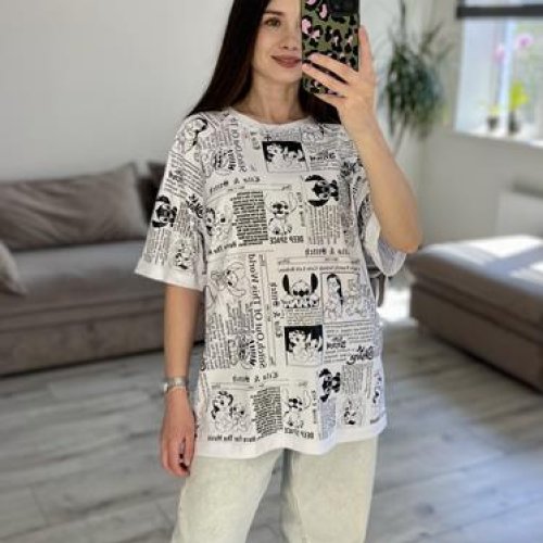 Футболка S.Style (one size) 72 white (лето) S.Style 72 white