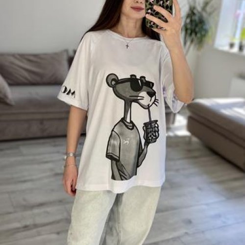 Футболка S.Style (one size) 72-1 white (лето) S.Style 72-1 white