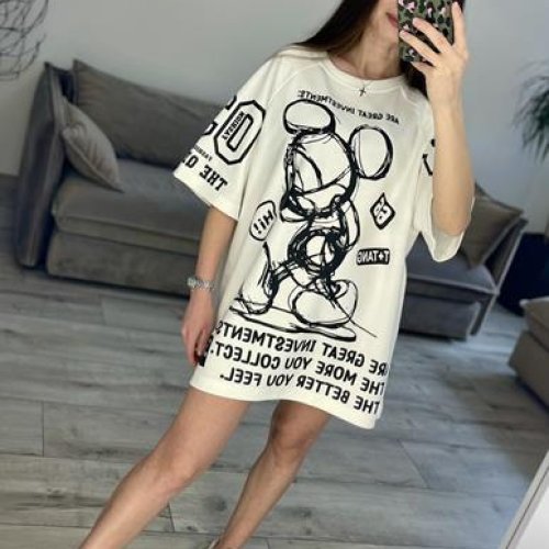 Туника S.Style (one size) 73-1 white (лето) S.Style 73-1 white