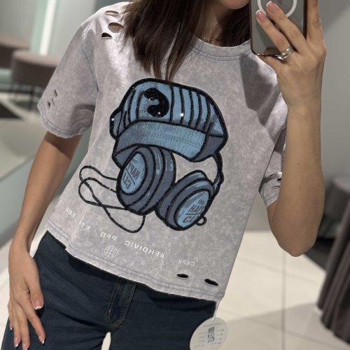 Футболка Comod (one size) 1088 l.grey (лето) Comod 1088 l.grey