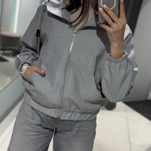 Ветровка Comod (S-L) 1715 grey (деми) Comod 1715 grey
