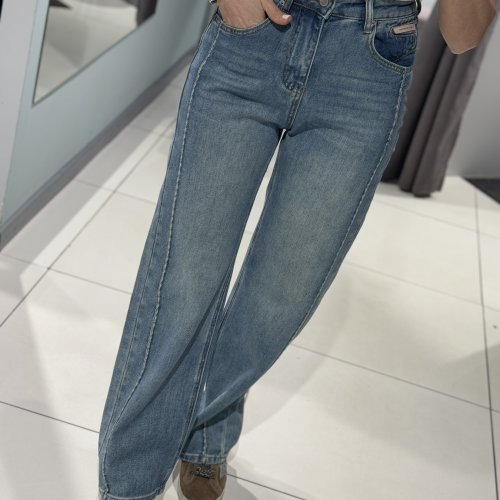 Джинсы Comod (S-XL) 26090 l.blue (деми) Comod 26090 l.blue