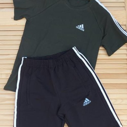 Костюм Sport style (46-54) 02 black-l.blue (лето) Sport style 02 black-l.blue