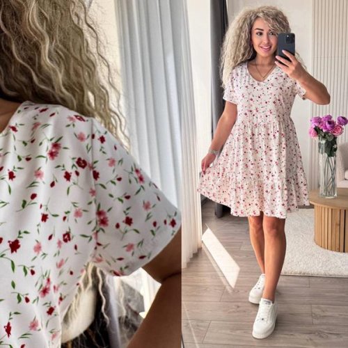 Платье Sofi Cor (42-48) 2086 white (лето) Sofi Cor 2086 white