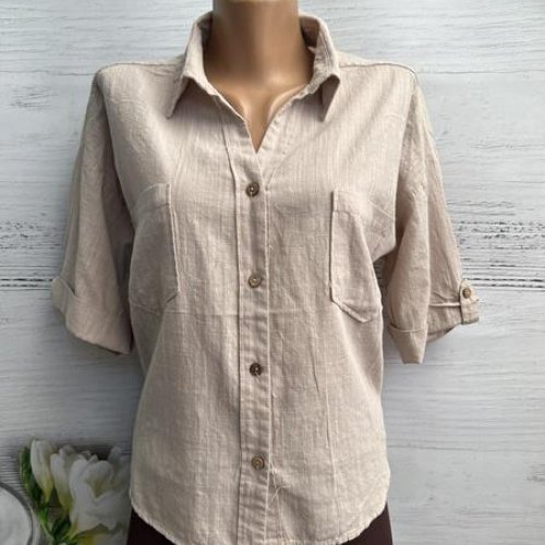 Рубашка New Season (S-L) 8378 l.grey (лето) New Season 8378 l.grey