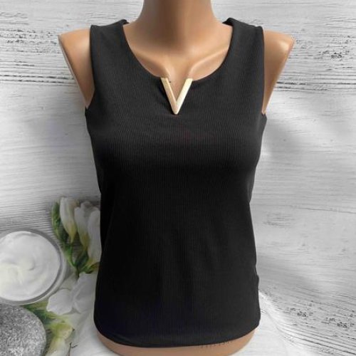 Майка New Season (S-L) 8408 black (лето) New Season 8408 black