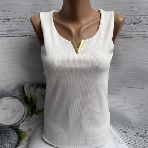 Майка New Season (S-L) 8410 white (лето) New Season 8410 white