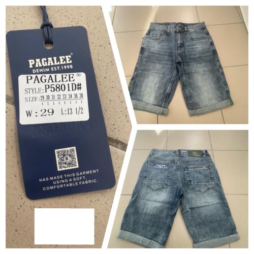 Джинсы Pagalee (29-38) P5801D blue (деми) Pagalee P5801D blue