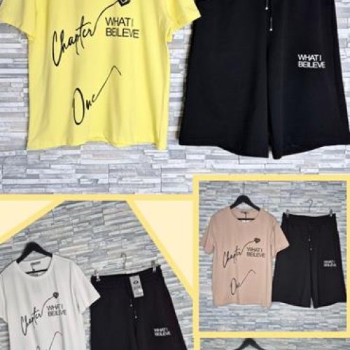 Костюм Newe (L-3XL) NW422 yellow (лето) Newe NW422 yellow