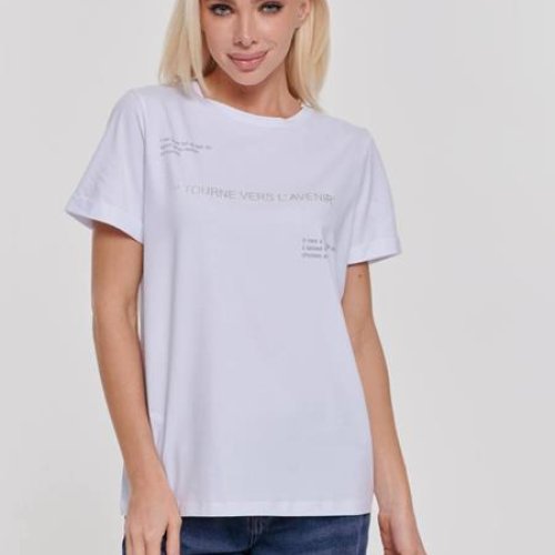 Футболка Newe (M-L) 400791 white (лето) Newe 400791 white