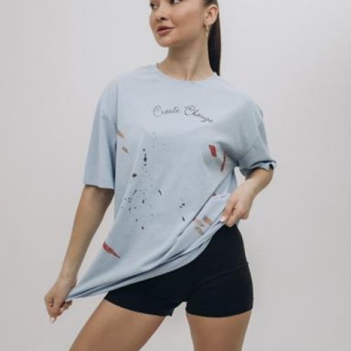 Футболка Newe (one size) 400718 l.blue (лето) Newe 400718 l.blue