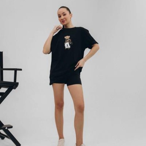 Футболка Newe (one size) 500035 black (лето) Newe 500035 black