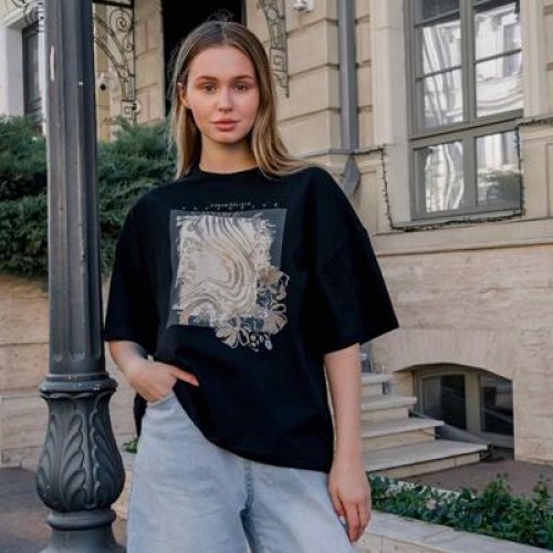 Футболка Newe (one size) 400774 black (лето) Newe 400774 black