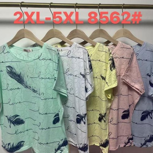 Футболка Believe (2XL-5XL) 8562 mint (лето) Believe 8562 mint