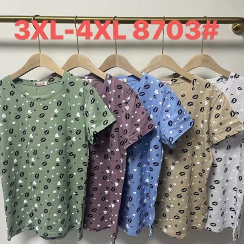 Футболка Believe (3XL-4XL) 8703 mix (лето) Believe 8703 mix