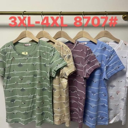 Футболка Believe (3XL-4XL) 8707 mix (лето) Believe 8707 mix