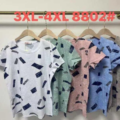 Футболка Believe (3XL-4XL) 8802 mix (лето) Believe 8802 mix