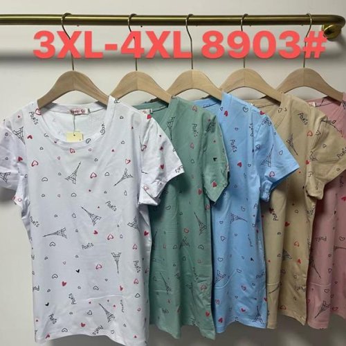 Футболка Believe (3XL-4XL) 8903 mix (лето) Believe 8903 mix
