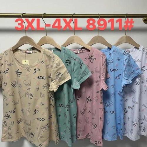 Футболка Believe (3XL-4XL) 8911 mix (лето) Believe 8911 mix