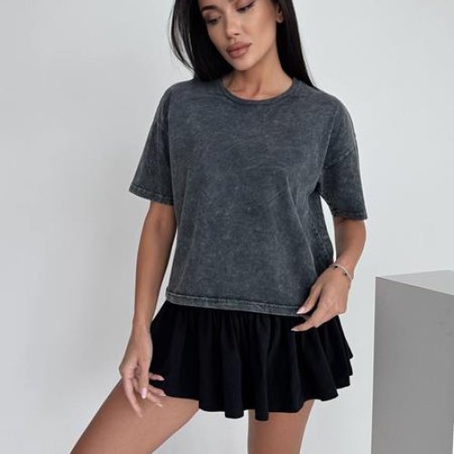 Футболка New Season (one size) 8447 d.grey (лето) New Season 8447 d.grey