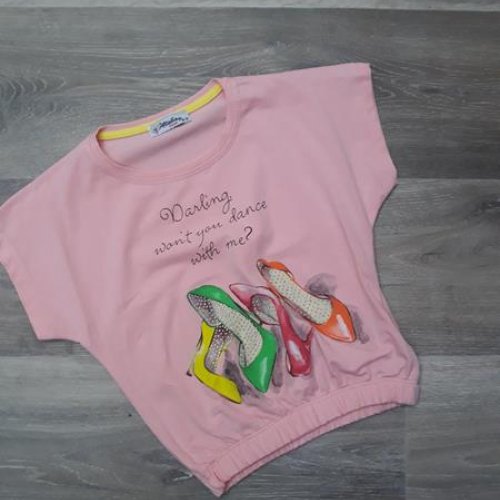 Футболка iBamBino (9-12) IB338 pink (лето) iBamBino IB338 pink