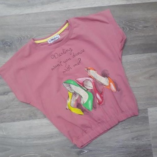 Футболка iBamBino (9-12) IB339 pink (лето) iBamBino IB339 pink