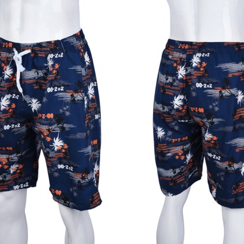 Шорты Obuv OK2 (XL-5XL) 08850 navy-orange (лето) Obuv OK2 08850 navy-orange