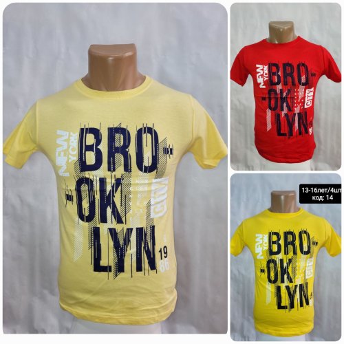 Футболка MMZ (13-16) 14 l.yellow (лето) MMZ 14 l.yellow