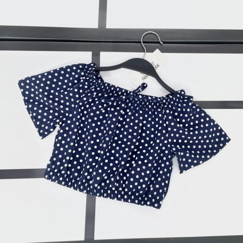 Топ Kosmy (128-146) 578-1 navy-white (лето) Kosmy 578-1 navy-white