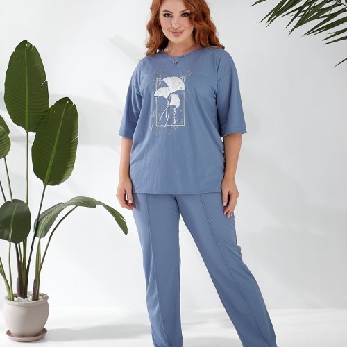 Костюм спорт OSKA (44-50) 4024 l.blue (деми) OSKA 4024 l.blue