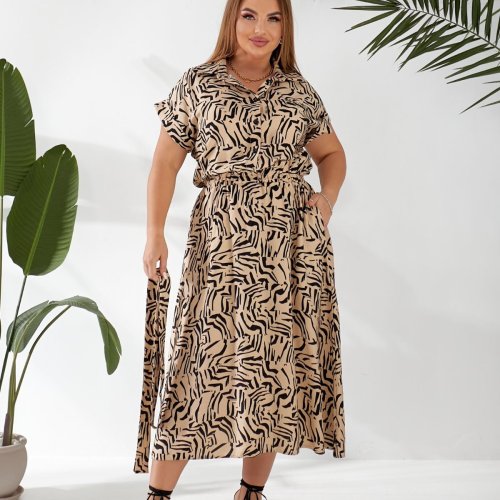 Платье OSKA (50-56) 705 beige (лето) OSKA 705 beige