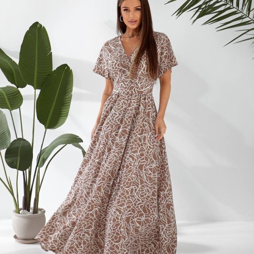 Платье OSKA (44-50) 706 beige (лето) OSKA 706 beige