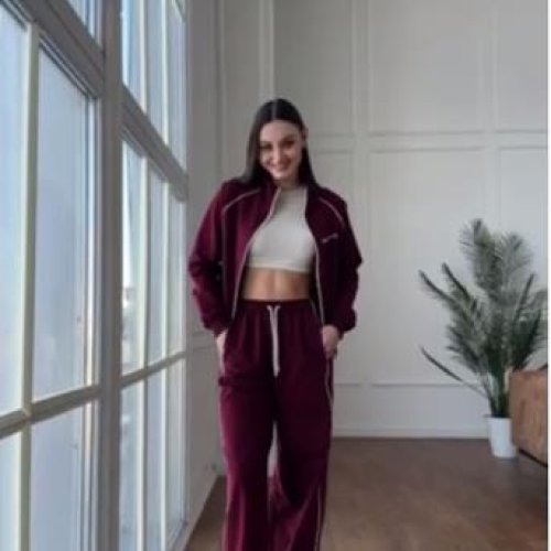Костюм спорт AZNA (S-XL) Д134 wine (деми) AZNA Д134 wine