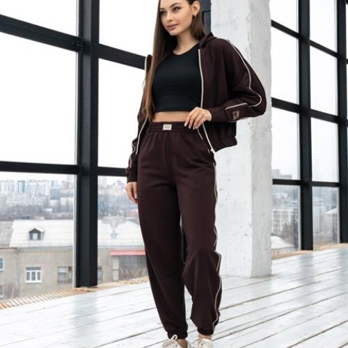 Костюм спорт AZNA (XS-L) Т6 brown (деми) AZNA Т6 brown