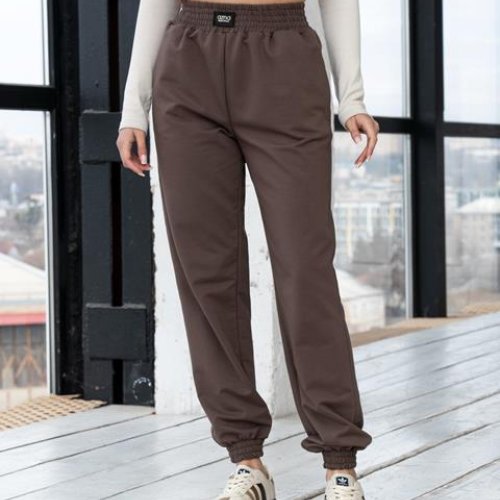 Штаны спорт AZNA (S-XL) Б98 nude (деми) AZNA Б98 nude