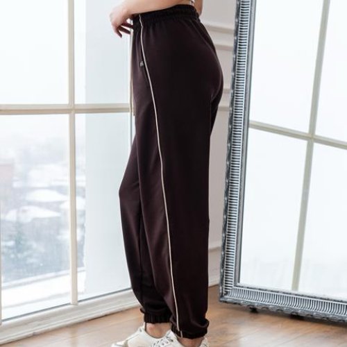 Штаны спорт AZNA (S-XL) Б81 brown (деми) AZNA Б81 brown