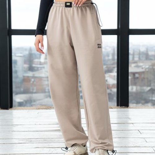 Штаны спорт AZNA (S-XL) Б32 beige (деми) AZNA Б32 beige