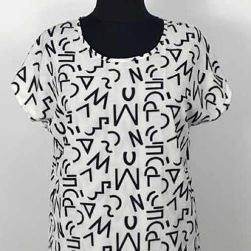 Блузка Bugrova (50-60) B21 white (лето) Bugrova B21 white