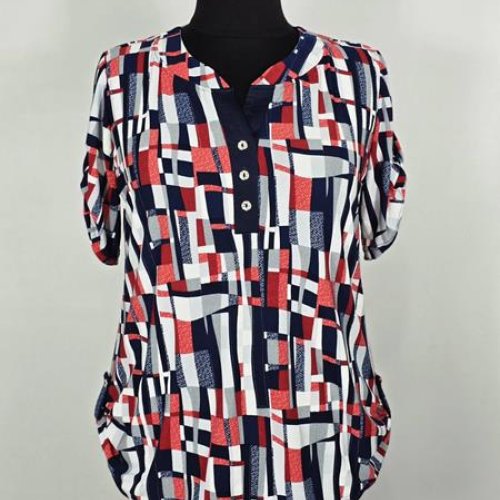 Блузка Bugrova (50-60) B53 red (лето) Bugrova B53 red