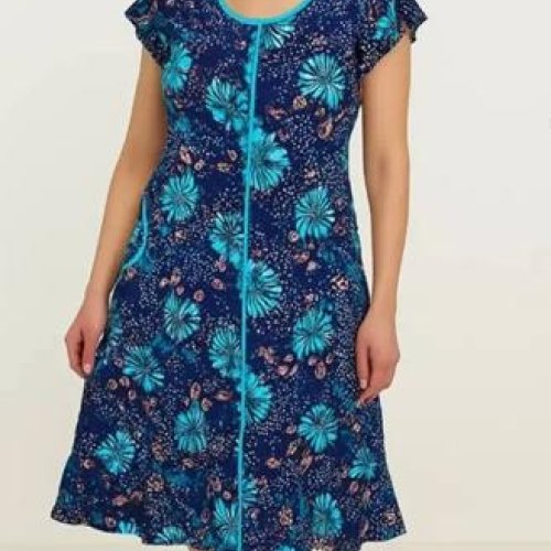 Халат Skyler (48-60) S75 blue (лето) Skyler S75 blue
