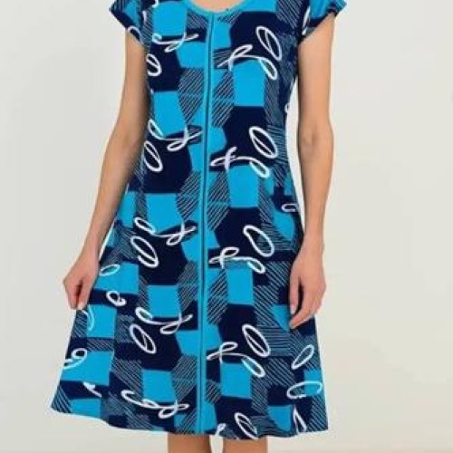 Халат Skyler (48-60) S78 blue (лето) Skyler S78 blue